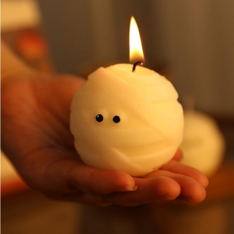 Candle Fragrance Supplies - Silikonowa świeca na Halloween dla dzieci,
