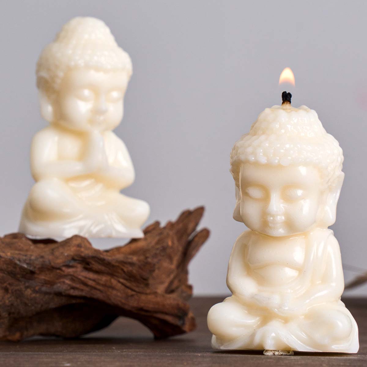 Zen Candle Supplies - Forma silikonowa 3D Budda do świec