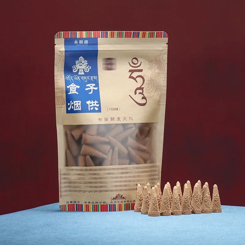 Zen Candle Supplies - Naturalna wieża doprowadzająca dym tybetański kadzidło