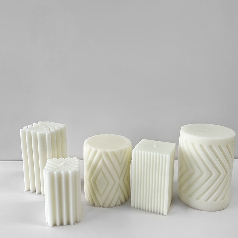 Candle Fragrance Supplies - Geometryczne cylindryczne świeca zapachowa silikonowe formy