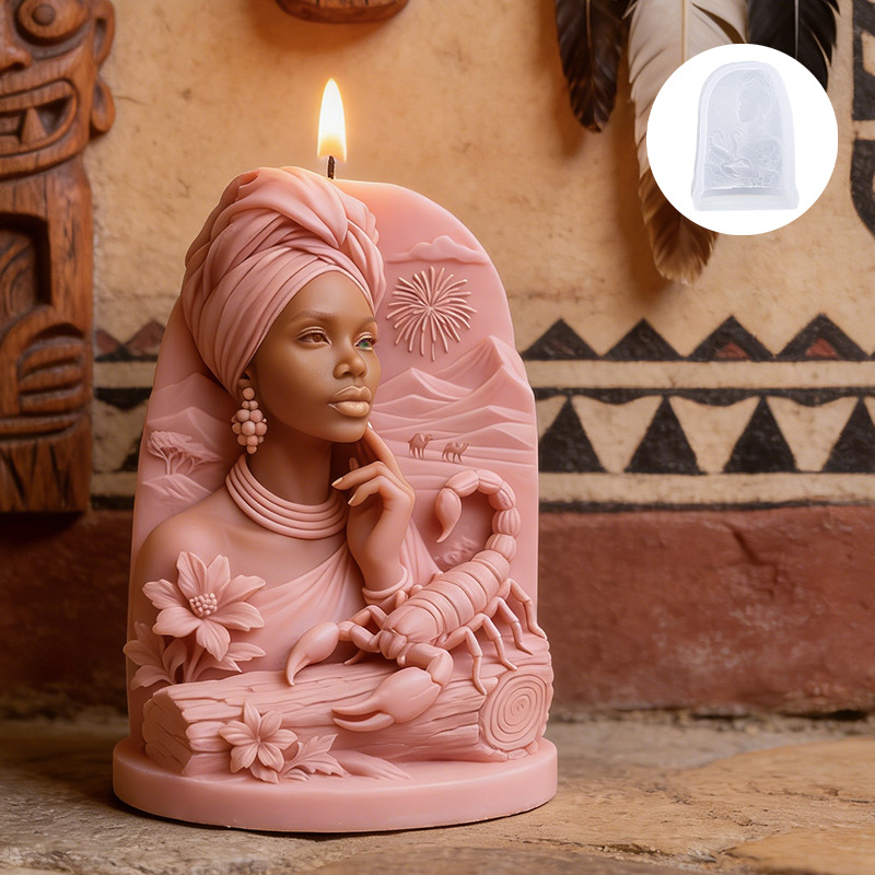 Candle. Queen - Formy do świec Królowa Pustyni DIY