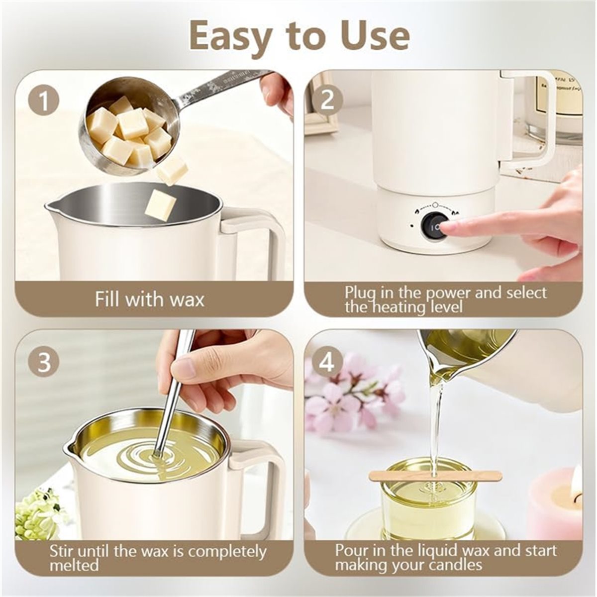 Zestaw do rozpuszczania wosku  – Candle Supplies Uk recenzja i cena
