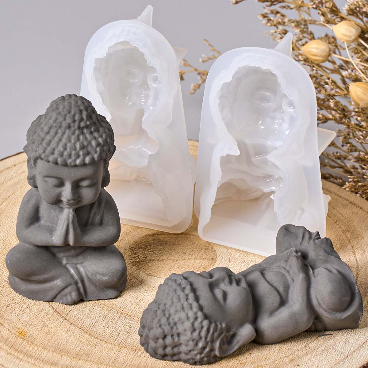Forma silikonowa 3D Budda do ś – Zen Candle Supplies recenzja i cena
