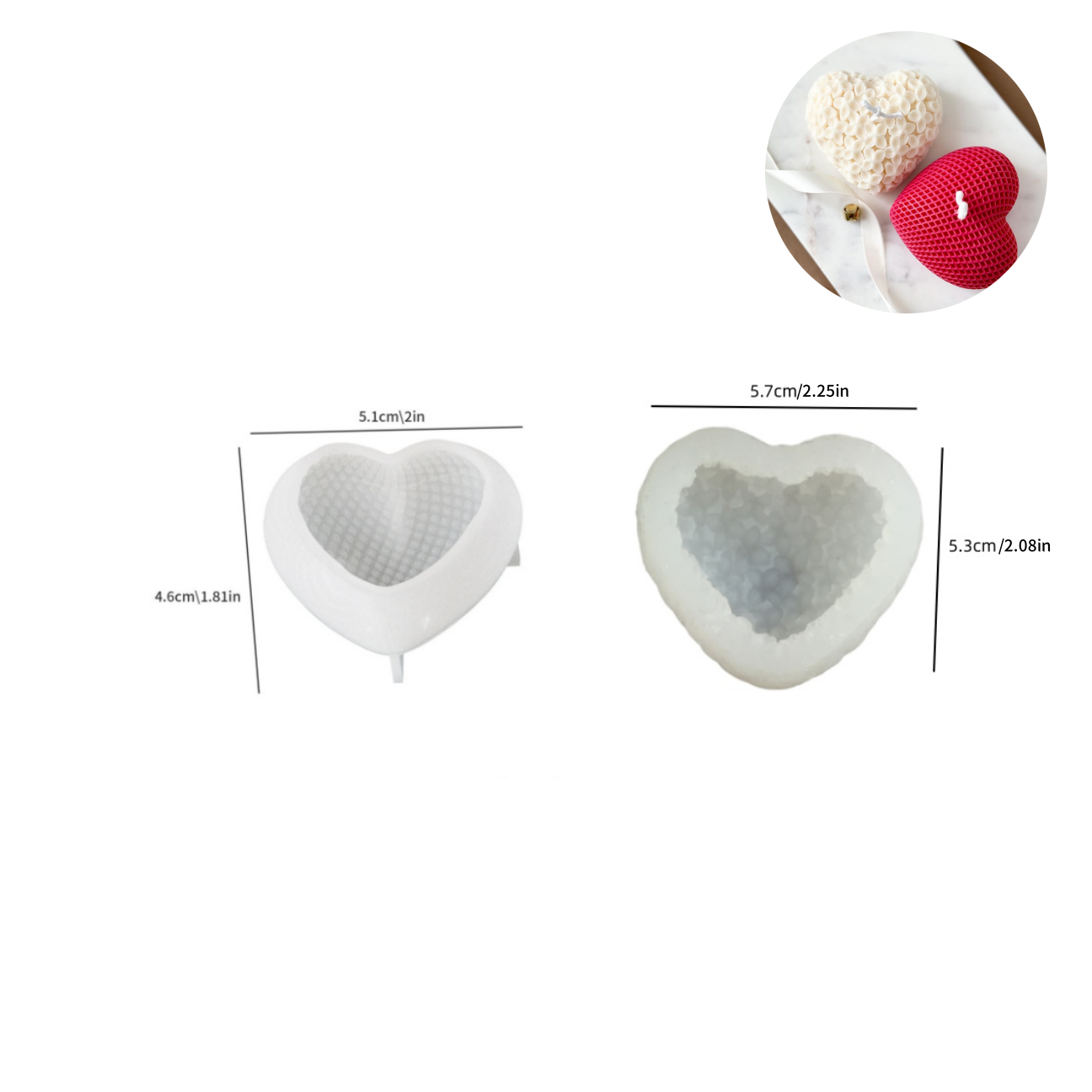 2 SZT. Forma do świec w kształ – Candle Fragrance Supplies recenzja i cena