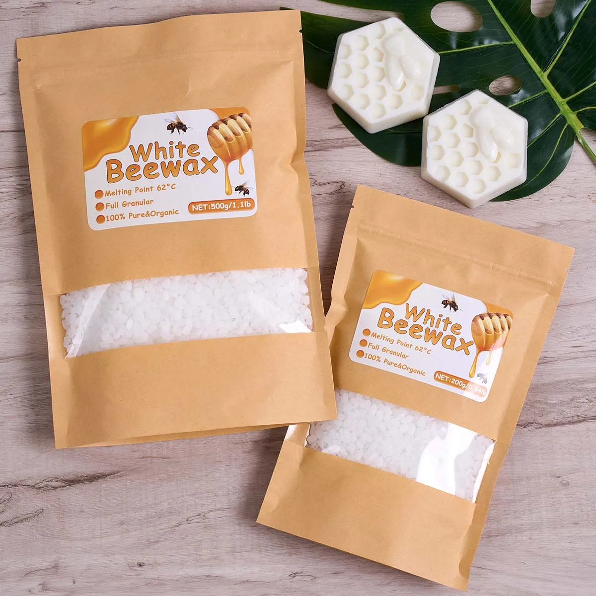 500g Biały Wosk Pszczeli Mater – Candle Supplies Beeswax recenzja i cena